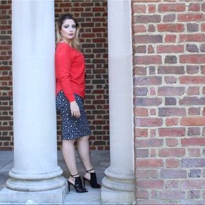 LOFT Animal Print Pencil Skirt